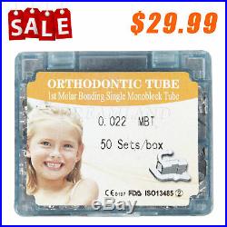 5packs Dental Orthodontic Buccal Tubes Monoblock Bondable MBT 022 1st Molar