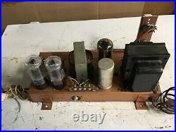 6L6 pair of mono block Tube Amplifers. 1958 manufacturers date. Tubes all good