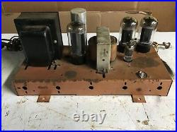 6L6 pair of mono block Tube Amplifers. 1958 manufacturers date. Tubes all good