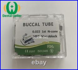 80 Pcs Dental Orthodontic Buccal Tubes 1st 2nd Molar MBT Monoblock 022 Bondable