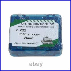 800PCS Dental Buccal Tube 1st Molar Bondable Non-Convertible Roth 022 Monoblock