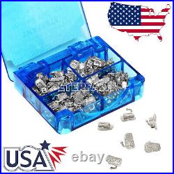 80PCs ETERFANT Dental Ortho Buccal Tube Roth 018 1st Molar Monoblock Bondable US