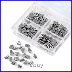 80pcs Dental Ortho Buccal Tube Bondable 1st/2nd Non-Convertible Roth/MBT 018/022