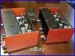 90's VTL TT25 Tiny Triode 25 Monoblock Mono Block Tube Amps amplifiers Red RARE
