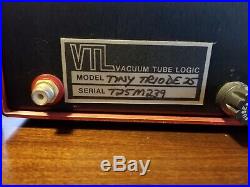 90's VTL TT25 Tiny Triode 25 Monoblock Mono Block Tube Amps amplifiers Red RARE