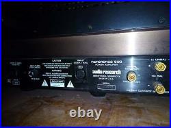 A Pair (2) Of Audio Research Reference 600 Monoblock Vacuum Tube Power Amplifier