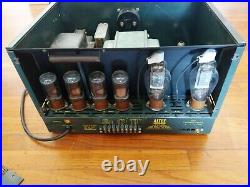 ALTEC 1570B Monoblock Tube Power Amplifier Works & Looks Great All Vintage Tubes