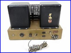 AS-IS Heathkit W-6M (70-Watt) Monoblock Tube Amplifier parts/repair