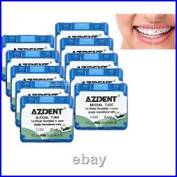 AZDENT Dental Ortho MIM Bondable Buccal Tube 1st Molar Roth 0.022 Monoblock