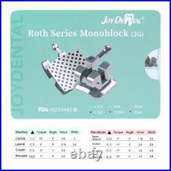 AZDENT Dental Ortho MIM Monoblock Brackets Braces Mini Roth MBT. 022 /Buccal Tube