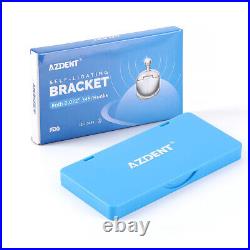 AZDENT Dental Ortho Self-Ligating Brackets Smooth Braces Roth/MBT. 022 Hook 3 4 5