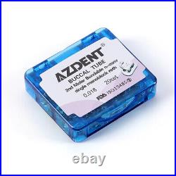 AZDENT Dental Orthodontic 1st/2nd Molar Buccal Tubes Roth/MBT 022/ 018 Bondable