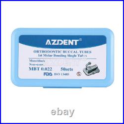 AZDENT Dental Orthodontic Bondable Buccal Tube Roth MBT 022 MIM Monoblock