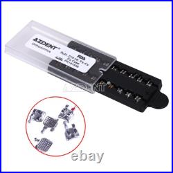 AZDENT Dental Orthodontic Brackets Braces Metal Mini Roth/MBT. 022 Hook 3 4 5 USA