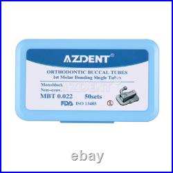 AZDENT Dental Orthodontic Buccal Tube 1st Molar Sgl MBT. 022 Monoblock Bondable AZDENT Dental Orthodontic Buccal Tube 1st Molar Sgl MBT. 022 Monoblock Bondable