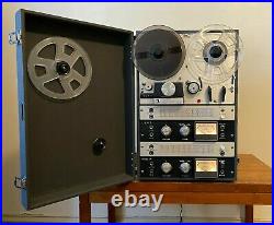 Akai M8 Portable Vacuum Tube Reel to Reel Tape Deck. Mono Blocks. Watch Video