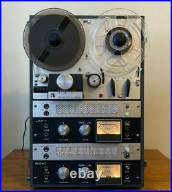 Akai M8 Portable Vacuum Tube Reel to Reel Tape Deck. Mono Blocks. Watch Video