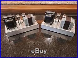 Ampex Tube monoblock Amplifiers Stereo pair Triad transformers Sound amazing