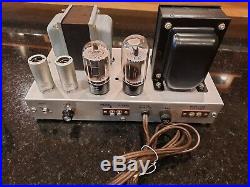 Ampex Tube monoblock Amplifiers Stereo pair Triad transformers Sound amazing