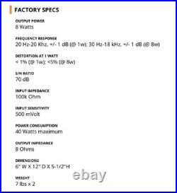 Antique Sound Lab Wave Tube Monoblock Amplifiers 8W RCA Banana