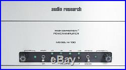 Audio Research M-100 Vacuum Tube Monoblock Amplifiers Vintage 6550 Audiophile