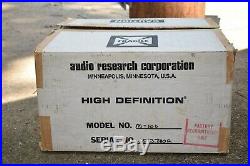Audio Research Mono Block Tube Amps Pair Model M-100 & Tube Preamp Model SP-10