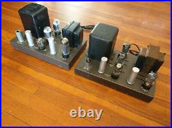 BARGAIN Pair EICO HF-22 Tube MONO BLOCK Power Amplifiers, Vintage Tubes