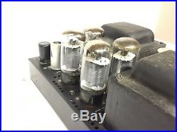 Bogen MO-100a mono block tube power amplifier Works Nice