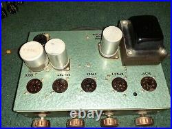 Bogen Tube Amplifier Vintage 1950 Mono-block