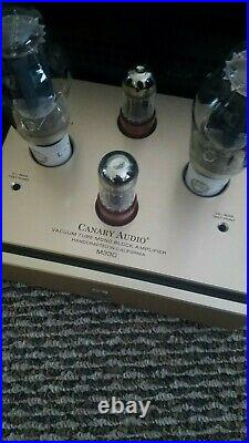 Canary Audio M330 300B vacuum tube monoblock amplifiers, slightly used