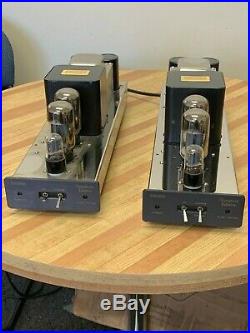 Cary Audio CAD-80M Tube Monoblock Pair Original Cary USA Made 6550 Output Tubes
