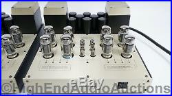 Conrad Johnson Premier 8A Vacuum Tube Monoblock Amplifiers Upgraded KT-120