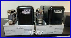 Consecutive Dated Pair McIntosh MC75 Monoblock Tube Amplifiers, Shiny, Working