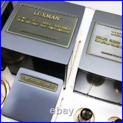 DDP Rare LUXMAN MB-300 Monoblock Tube Amp Pair WE 300B Sequential Serviced EX+
