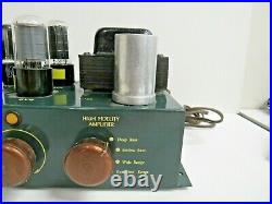 David Bogen PH10-1 Tube Monoblock Power Amplifier Harp-For Parts or Repair