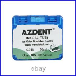 Dental Buccal Tube 1st/2nd Roth/MBT 022/018 Mesh Base /Monoblock / Inblock Cast