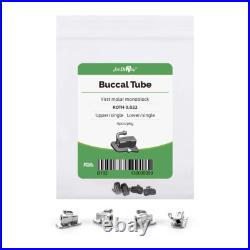 Dental Ortho Buccal Tubes 1st /2nd Molar Bondable Non-Conv Roth/MBT 0.02 /. 018