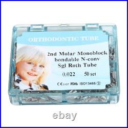 Dental Ortho Monoblock Buccal Tubes 022 2nd Molar Roth Non-conv 500sets
