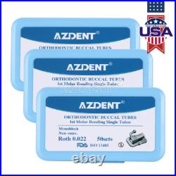 Dental Orthodontic 1st Molar Non-Conv Bondable Monoblock Roth. 022 Buccal Tube