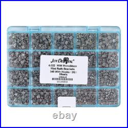 Dental Orthodontic Brackets Braces MIM Monoblock Mini Roth/MBT. 022 Hooks 345