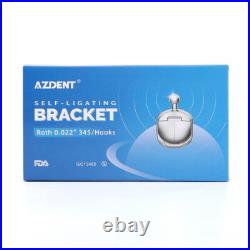 Dental Orthodontic Brackets Braces Spherical Self-Ligating Roth/MBT. 022 345Hooks Dental Orthodontic Brackets Braces Spherical Self-Ligating Roth/MBT. 022 345Hooks