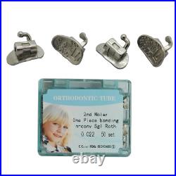 Dental Orthodontic Buccal Tube 1st 2nd Molar Bracket Roth MBT 022 Tubos bucales