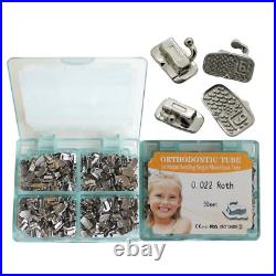 Dental Orthodontic Buccal Tube 1st 2nd Molar MBT Roth 0.022 Monoblock Bondable