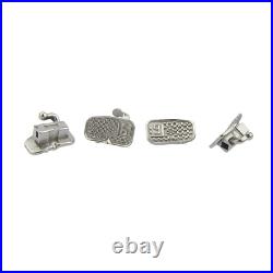 Dental Orthodontic Buccal Tube 1st 2nd Molar Tube Roth MBT 022 MeshBase Bondable