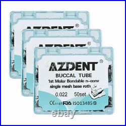 Dental Orthodontic Buccal Tube 1st Molar Bondable Monoblock Mesh Base Roth. 022