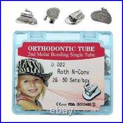 Dental Orthodontic Buccal Tube Molar Tubes tubos de ortodoncia Roth MBT