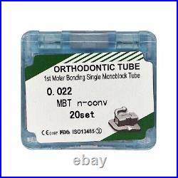 Dental Orthodontic Buccal Tube Monoblock First Molar MBT 022 Bondable Tube N-con