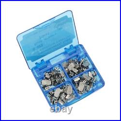 Dental Orthodontic Buccal Tubes 1st 2nd Molar Brackets Roth MBT 0.022 Monoblock