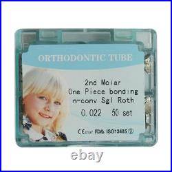 Dental Orthodontic Buccal Tubes 1st 2nd Molar Roth/MBT 022 Bondable Single Tubes