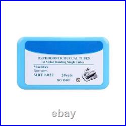 Dental Orthodontic Buccal Tubes 1st Molar Roth / MBT 022 Single Bondable 80Pcs